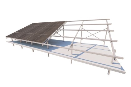 4 Horizontal Panels in Ground